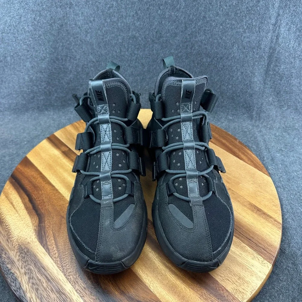 Nike Air Edge 270 Triple Black Mens High‎ Top Sneakers AQ8764-003 Size 12